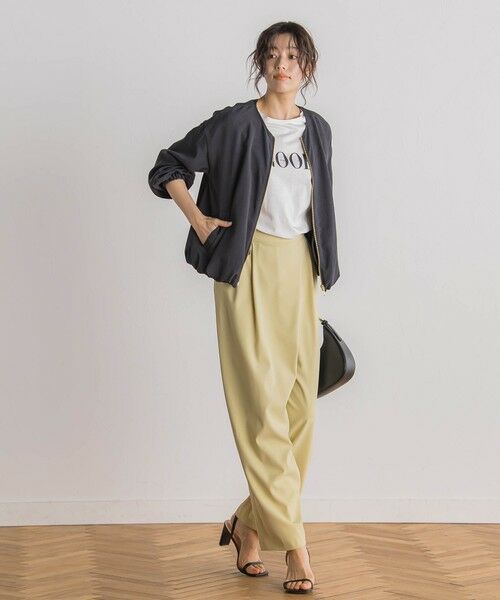 Droite lautreamont / ドロワットロートレアモン テーラードジャケット | 【WEB限定】タンブラーオックスZIPブルゾン≪手洗い可能≫ | 詳細7