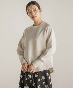 Droite lautreamont / ドロワットロートレアモン カットソー | 【WEB限定】軽量ボンディンラグランスリーブ≪洗濯機で洗える≫