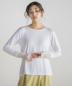 Droite lautreamont / ドロワットロートレアモン カットソー | シアー切替プルオーバー≪洗濯機で洗える≫