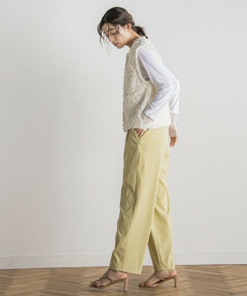 Droite lautreamont / ドロワットロートレアモン カットソー | シアー切替プルオーバー≪洗濯機で洗える≫ | 詳細2