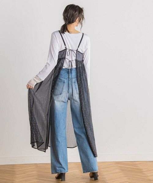 Droite lautreamont / ドロワットロートレアモン カットソー | シアー切替プルオーバー≪洗濯機で洗える≫ | 詳細15