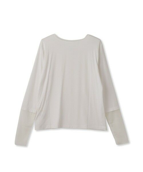 Droite lautreamont / ドロワットロートレアモン カットソー | シアー切替プルオーバー≪洗濯機で洗える≫ | 詳細18