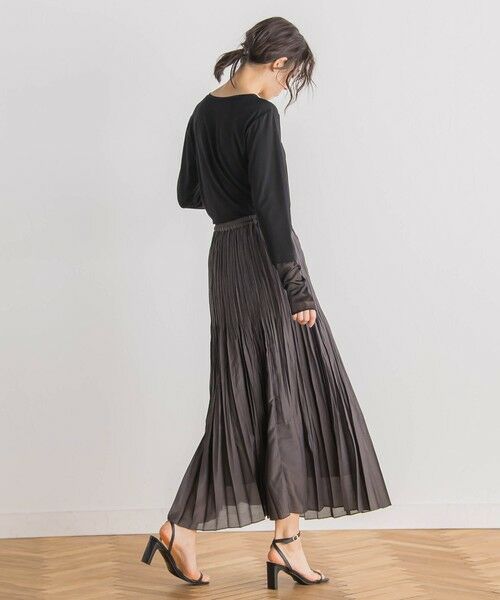 Droite lautreamont / ドロワットロートレアモン カットソー | シアー切替プルオーバー≪洗濯機で洗える≫ | 詳細26