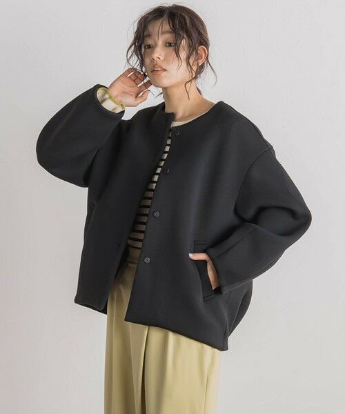 Droite lautreamont / ドロワットロートレアモン テーラードジャケット | 【WEB限定】TRダンボール袖タックジャケット≪手洗い可能≫ | 詳細1