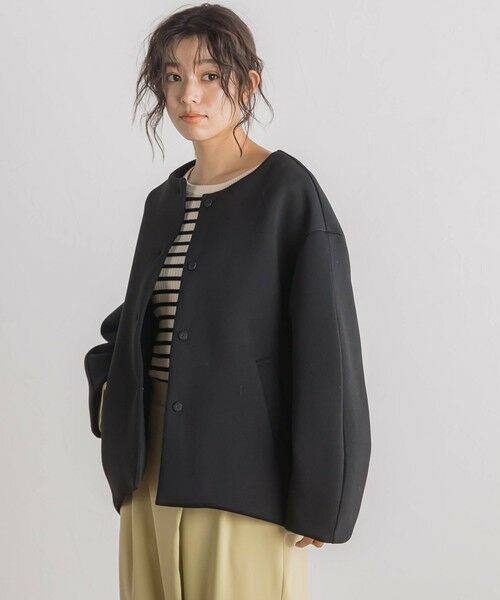 Droite lautreamont / ドロワットロートレアモン テーラードジャケット | 【WEB限定】TRダンボール袖タックジャケット≪手洗い可能≫ | 詳細2