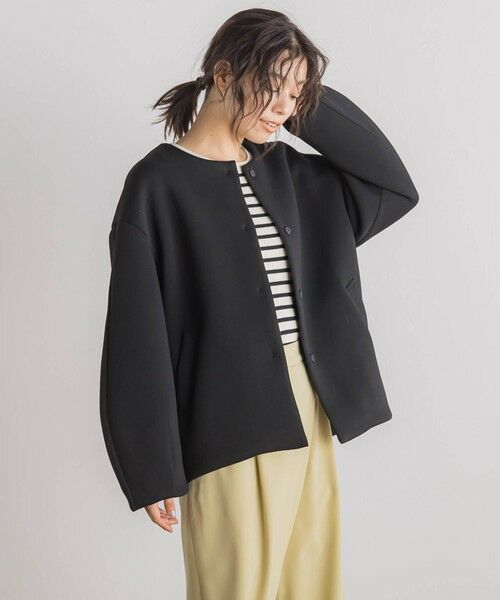 Droite lautreamont / ドロワットロートレアモン テーラードジャケット | 【WEB限定】TRダンボール袖タックジャケット≪手洗い可能≫ | 詳細3