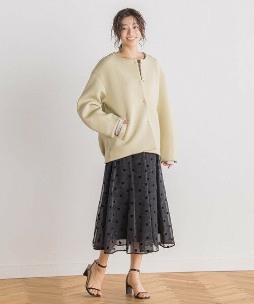 Droite lautreamont / ドロワットロートレアモン テーラードジャケット | 【WEB限定】TRダンボール袖タックジャケット≪手洗い可能≫ | 詳細11