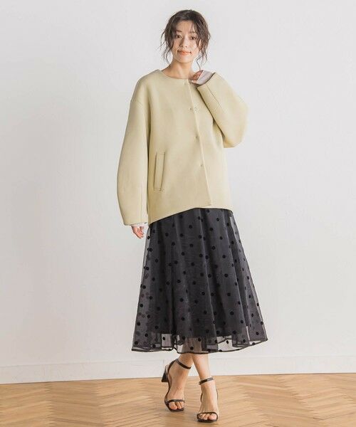 Droite lautreamont / ドロワットロートレアモン テーラードジャケット | 【WEB限定】TRダンボール袖タックジャケット≪手洗い可能≫ | 詳細14