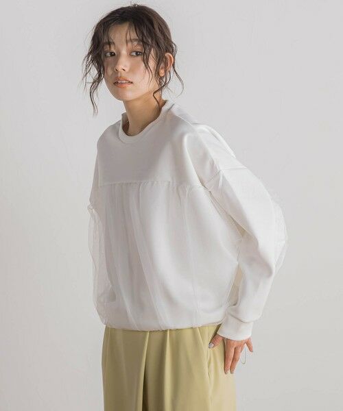 Droite lautreamont / ドロワットロートレアモン カットソー | 【WEB限定】ダンボールドルマンチュールプルオーバー≪洗濯機で洗える≫ | 詳細1
