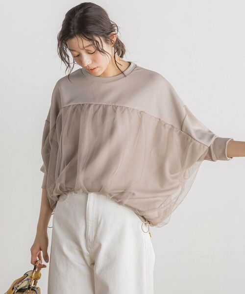 Droite lautreamont / ドロワットロートレアモン カットソー | 【WEB限定】ダンボールドルマンチュールプルオーバー≪洗濯機で洗える≫ | 詳細24