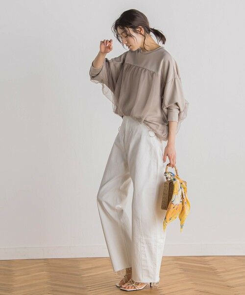 Droite lautreamont / ドロワットロートレアモン カットソー | 【WEB限定】ダンボールドルマンチュールプルオーバー≪洗濯機で洗える≫ | 詳細27