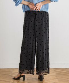 Droite lautreamont / ドロワットロートレアモン その他パンツ | 【WEB限定】オーガンジードットパンツ