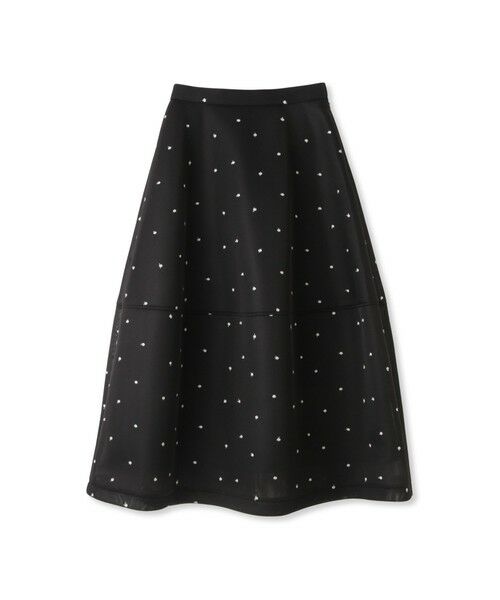 Droite lautreamont / ドロワットロートレアモン ミニ・ひざ丈スカート | ダブルラッセルドット刺繍スカート≪洗濯機で洗える≫ | 詳細28