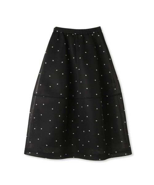 Droite lautreamont / ドロワットロートレアモン ミニ・ひざ丈スカート | ダブルラッセルドット刺繍スカート≪洗濯機で洗える≫ | 詳細29