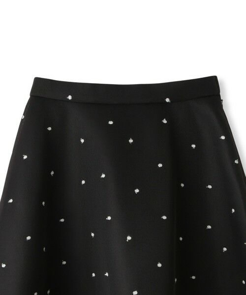Droite lautreamont / ドロワットロートレアモン ミニ・ひざ丈スカート | ダブルラッセルドット刺繍スカート≪洗濯機で洗える≫ | 詳細30