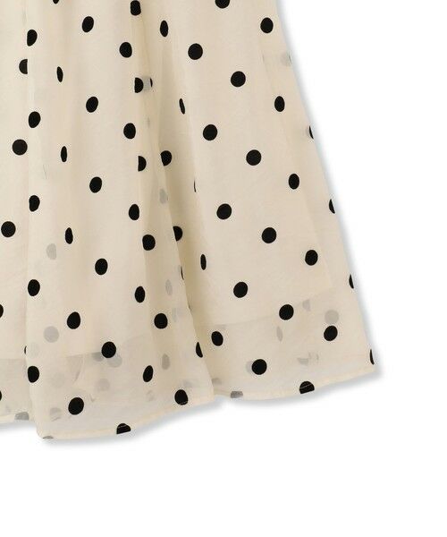 Droite lautreamont / ドロワットロートレアモン ミニ・ひざ丈スカート | 【WEB限定】オーガンジードットフレアスカート | 詳細16