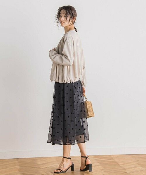 Droite lautreamont / ドロワットロートレアモン ミニ・ひざ丈スカート | 【WEB限定】オーガンジードットフレアスカート | 詳細23