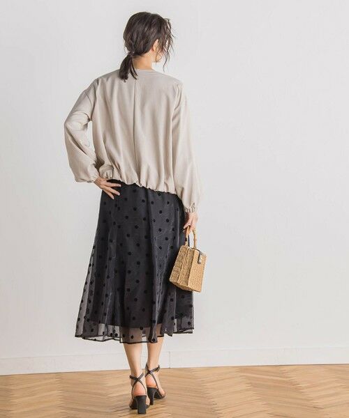 Droite lautreamont / ドロワットロートレアモン ミニ・ひざ丈スカート | 【WEB限定】オーガンジードットフレアスカート | 詳細24