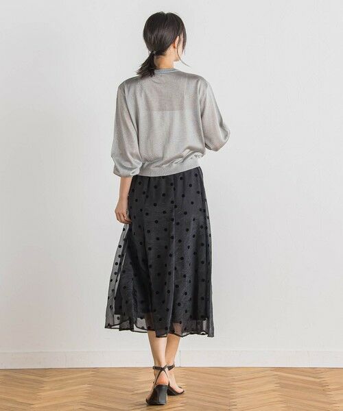 Droite lautreamont / ドロワットロートレアモン ミニ・ひざ丈スカート | 【WEB限定】オーガンジードットフレアスカート | 詳細26