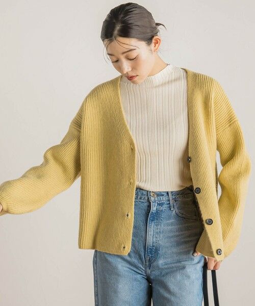 Droite lautreamont / ドロワットロートレアモン カーディガン・ボレロ | 【WEB限定】片畦Vネックカーデ≪手洗い可能≫ | 詳細13