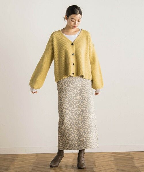 Droite lautreamont / ドロワットロートレアモン カーディガン・ボレロ | 【WEB限定】片畦Vネックカーデ≪手洗い可能≫ | 詳細15