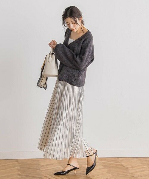 Droite lautreamont / ドロワットロートレアモン カーディガン・ボレロ | 【WEB限定】片畦Vネックカーデ≪手洗い可能≫ | 詳細22