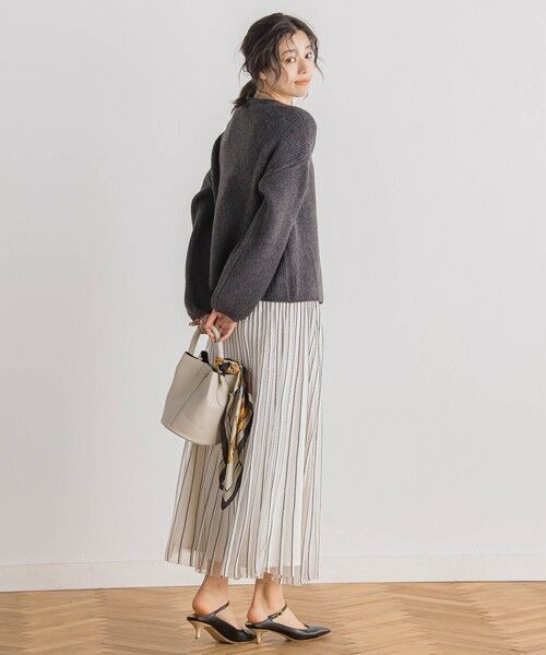 Droite lautreamont / ドロワットロートレアモン カーディガン・ボレロ | 【WEB限定】片畦Vネックカーデ≪手洗い可能≫ | 詳細23