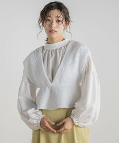 Droite lautreamont / ドロワットロートレアモン ニット・セーター | バタフライヤーンビスチェ≪手洗い可能≫