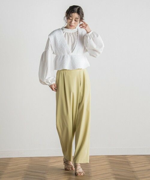 Droite lautreamont / ドロワットロートレアモン ニット・セーター | バタフライヤーンビスチェ≪手洗い可能≫ | 詳細1