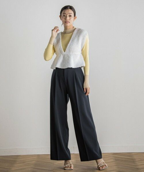 Droite lautreamont / ドロワットロートレアモン ニット・セーター | バタフライヤーンビスチェ≪手洗い可能≫ | 詳細8