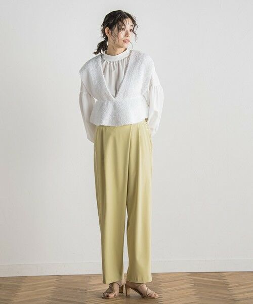 Droite lautreamont / ドロワットロートレアモン ニット・セーター | バタフライヤーンビスチェ≪手洗い可能≫ | 詳細2