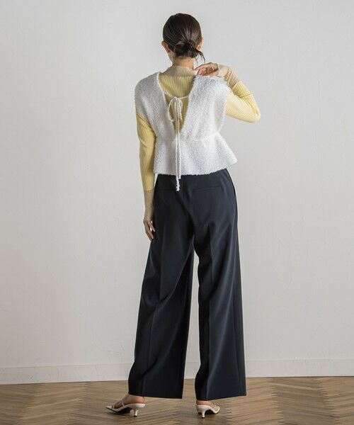 Droite lautreamont / ドロワットロートレアモン ニット・セーター | バタフライヤーンビスチェ≪手洗い可能≫ | 詳細9