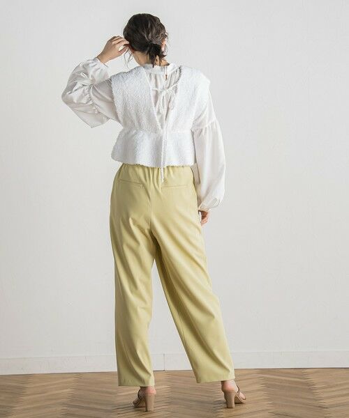 Droite lautreamont / ドロワットロートレアモン ニット・セーター | バタフライヤーンビスチェ≪手洗い可能≫ | 詳細3