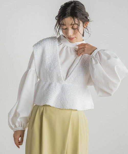 Droite lautreamont / ドロワットロートレアモン ニット・セーター | バタフライヤーンビスチェ≪手洗い可能≫ | 詳細6