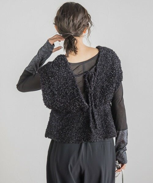 Droite lautreamont / ドロワットロートレアモン ニット・セーター | バタフライヤーンビスチェ≪手洗い可能≫ | 詳細14