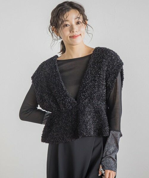 Droite lautreamont / ドロワットロートレアモン ニット・セーター | バタフライヤーンビスチェ≪手洗い可能≫ | 詳細16