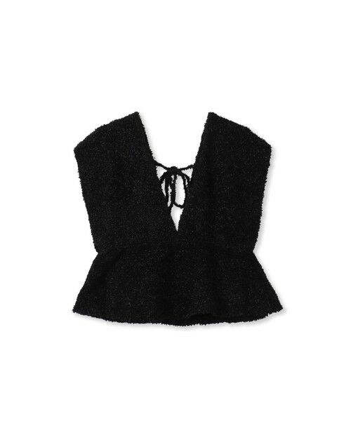 Droite lautreamont / ドロワットロートレアモン ニット・セーター | バタフライヤーンビスチェ≪手洗い可能≫ | 詳細17