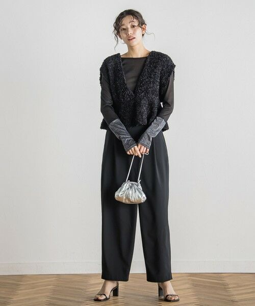 Droite lautreamont / ドロワットロートレアモン ニット・セーター | バタフライヤーンビスチェ≪手洗い可能≫ | 詳細13