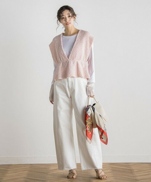 Droite lautreamont / ドロワットロートレアモン ニット・セーター | バタフライヤーンビスチェ≪手洗い可能≫ | 詳細18