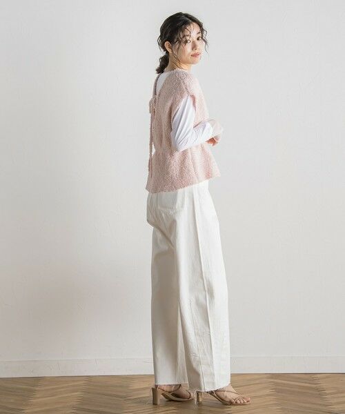 Droite lautreamont / ドロワットロートレアモン ニット・セーター | バタフライヤーンビスチェ≪手洗い可能≫ | 詳細19