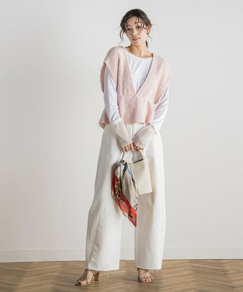 Droite lautreamont / ドロワットロートレアモン ニット・セーター | バタフライヤーンビスチェ≪手洗い可能≫ | 詳細20