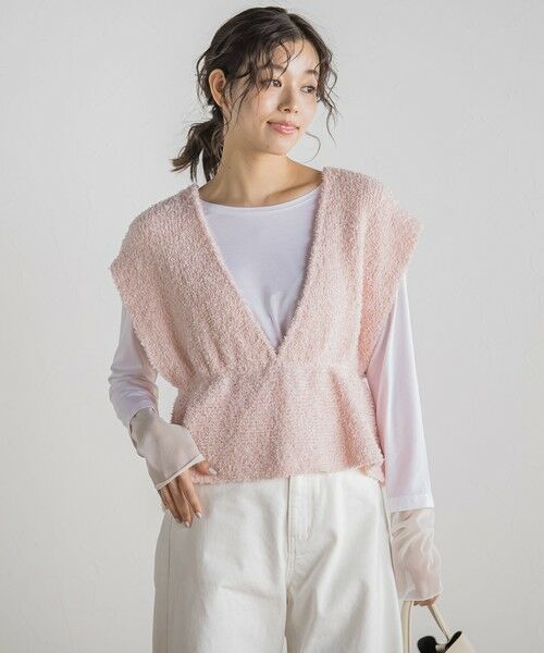 Droite lautreamont / ドロワットロートレアモン ニット・セーター | バタフライヤーンビスチェ≪手洗い可能≫ | 詳細21