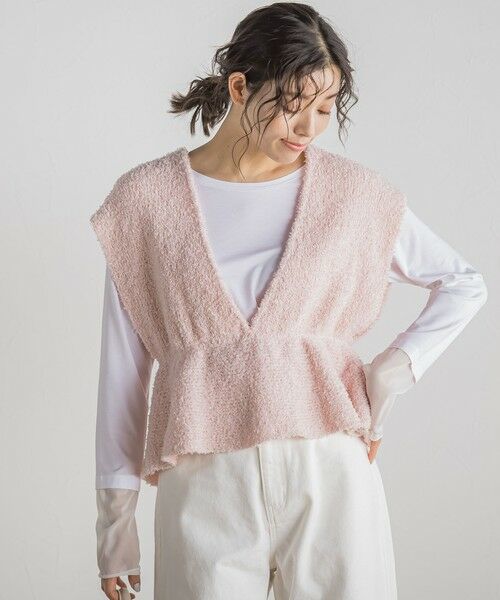 Droite lautreamont / ドロワットロートレアモン ニット・セーター | バタフライヤーンビスチェ≪手洗い可能≫ | 詳細22