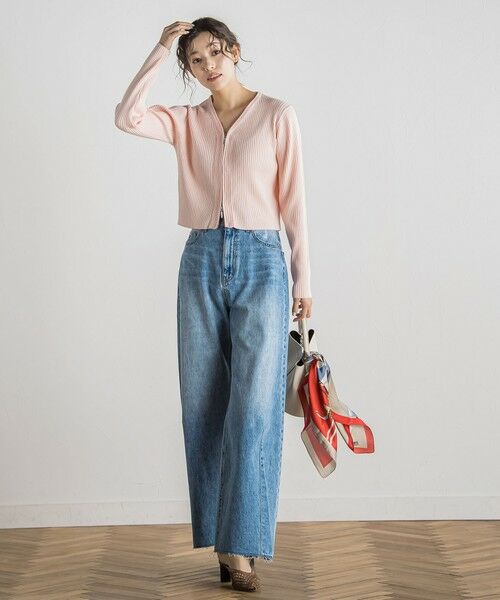 Droite lautreamont / ドロワットロートレアモン カーディガン・ボレロ | ダブルZIP　Vカーデ≪手洗い可能≫ | 詳細19