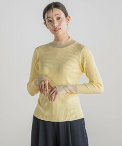 プリーツプリーズのトップス レモンイエロー プリーツプリーズPLEATS PLEASE ミストプリーツタンクトップ 黄