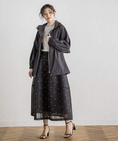 Droite lautreamont / ドロワットロートレアモン ニット・セーター | シアー切替RIBニット≪手洗い可能≫ | 詳細10