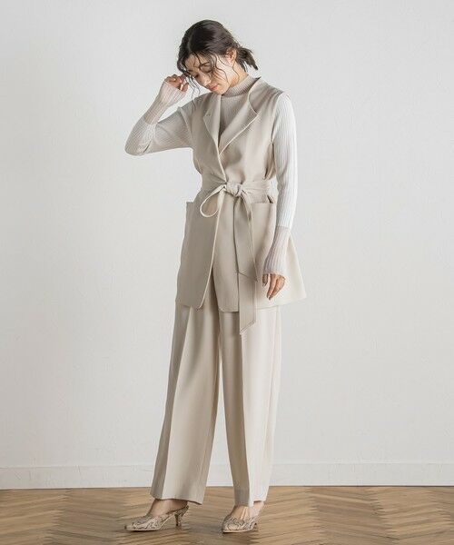 Droite lautreamont / ドロワットロートレアモン ニット・セーター | シアー切替RIBニット≪手洗い可能≫ | 詳細2