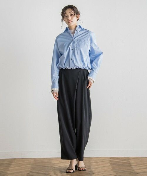 Droite lautreamont / ドロワットロートレアモン ニット・セーター | シアー切替RIBニット≪手洗い可能≫ | 詳細6