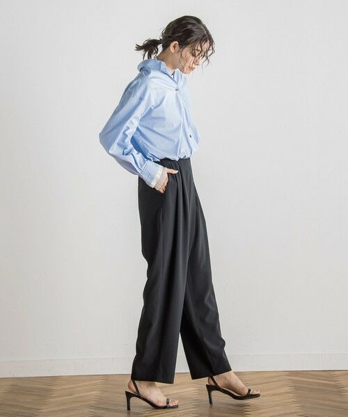 Droite lautreamont / ドロワットロートレアモン ニット・セーター | シアー切替RIBニット≪手洗い可能≫ | 詳細7