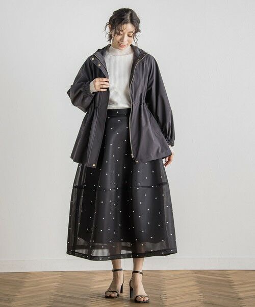 Droite lautreamont / ドロワットロートレアモン ニット・セーター | シアー切替RIBニット≪手洗い可能≫ | 詳細8